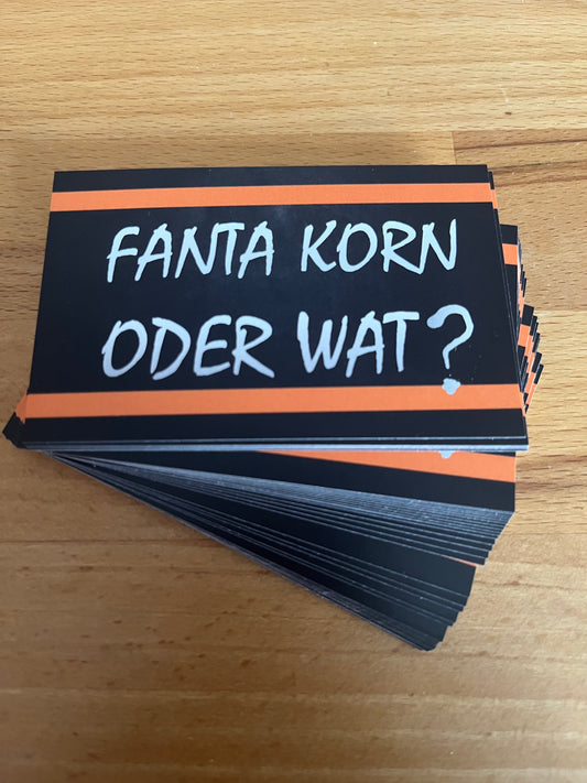 Sticker "Fanta Korn oder Wat ?"