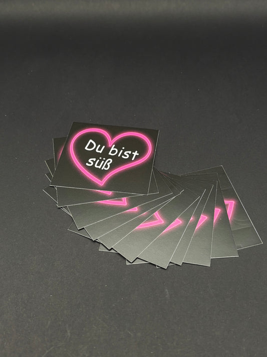 Sticker "Du bist süß"