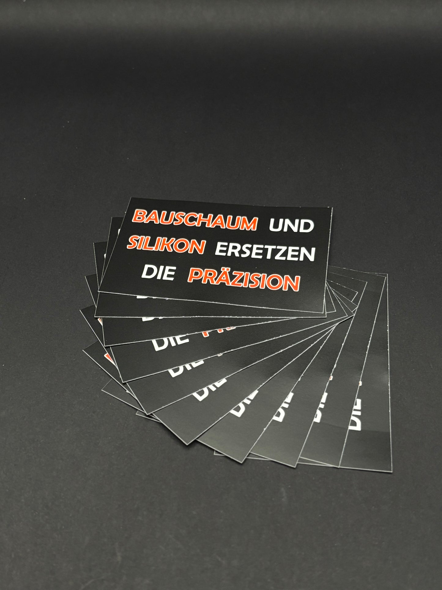 Sticker "Bauschaum und Silikon"