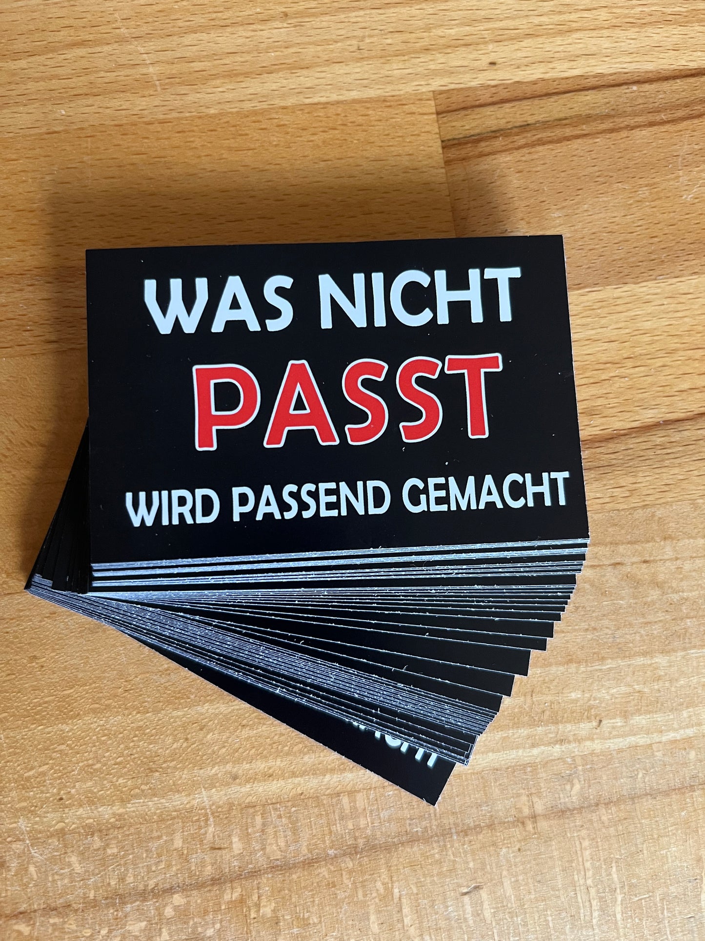 Sticker "Was nicht PASST"