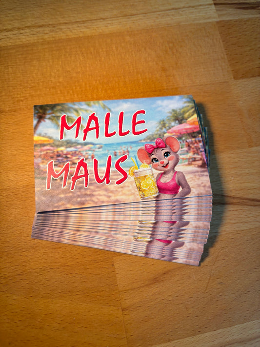 Sticker "Malle Maus"