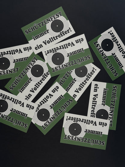 Sticker "Schützenfest Immer ein Volltreffer"