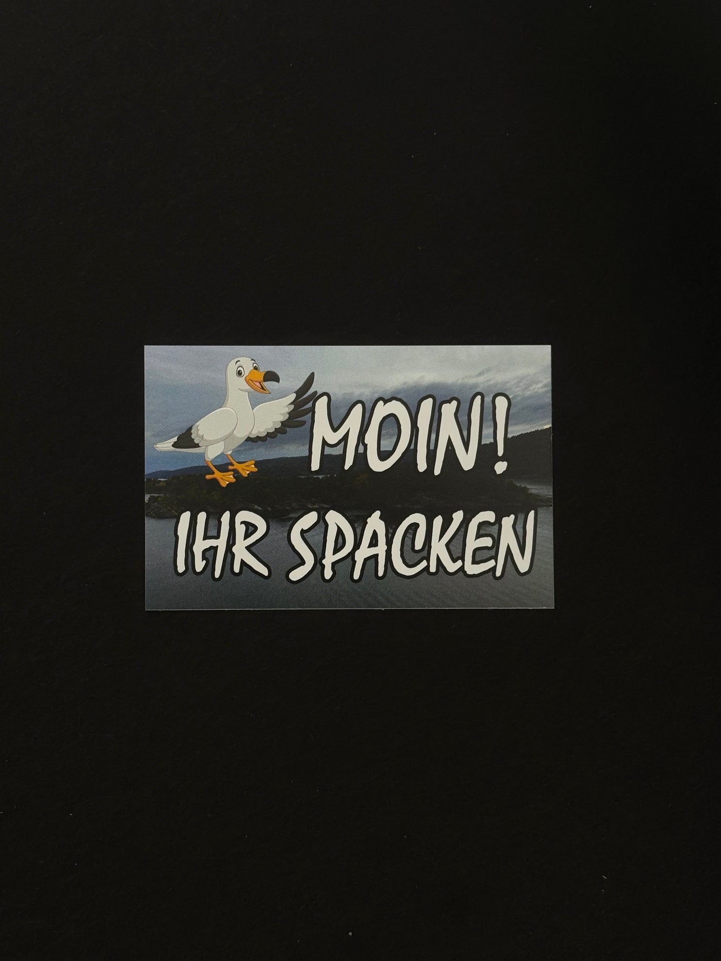 Sticker "Moin! ihr Spacken"