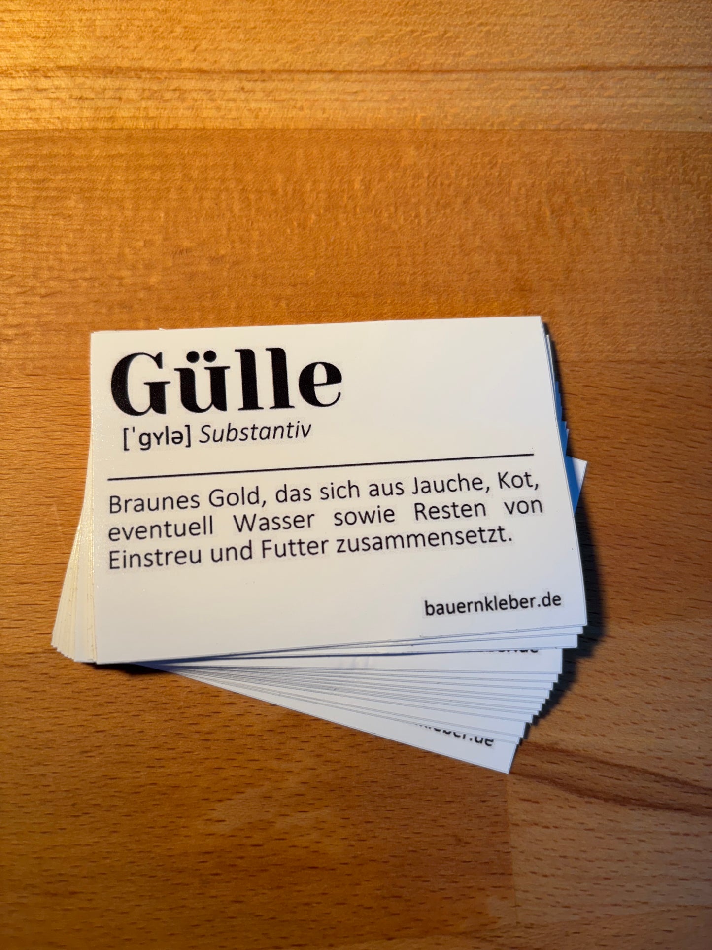 Sticker "Gülle - Duden"