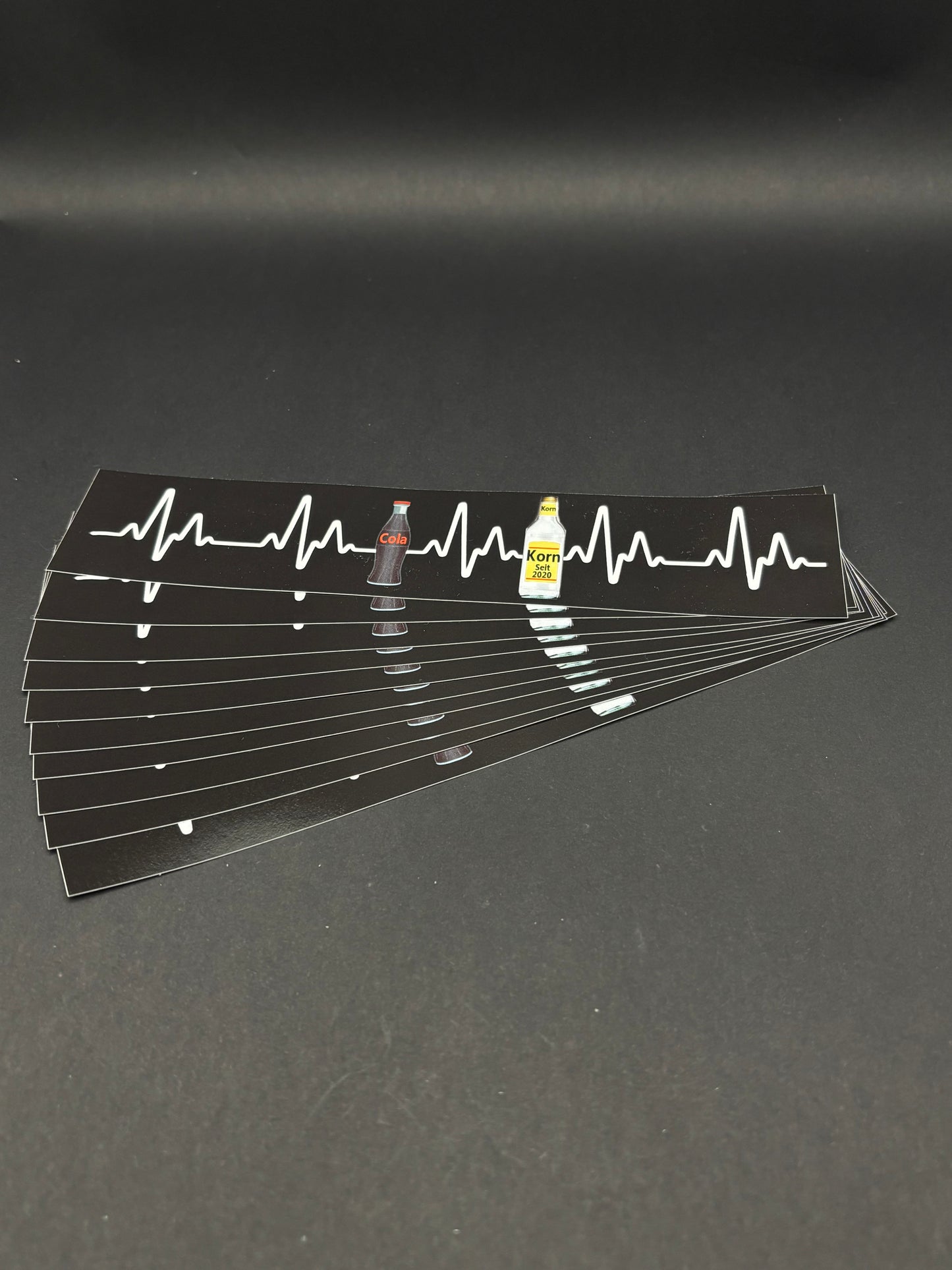 Sticker "Herzschlag Cola Korn"