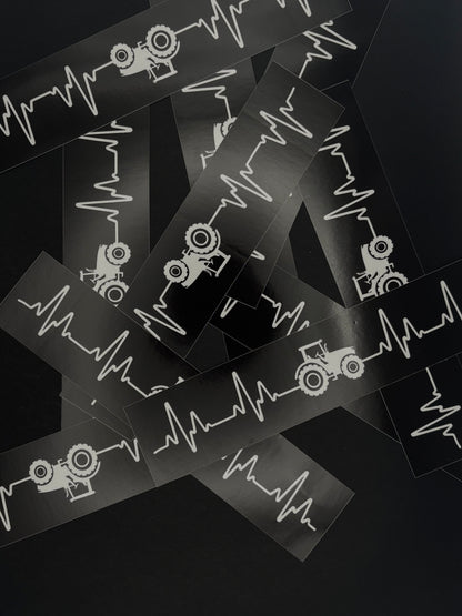 Sticker "Herzschlag Traktor"