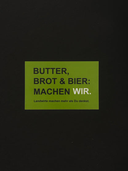 Sticker "Butter, Brot & Bier"