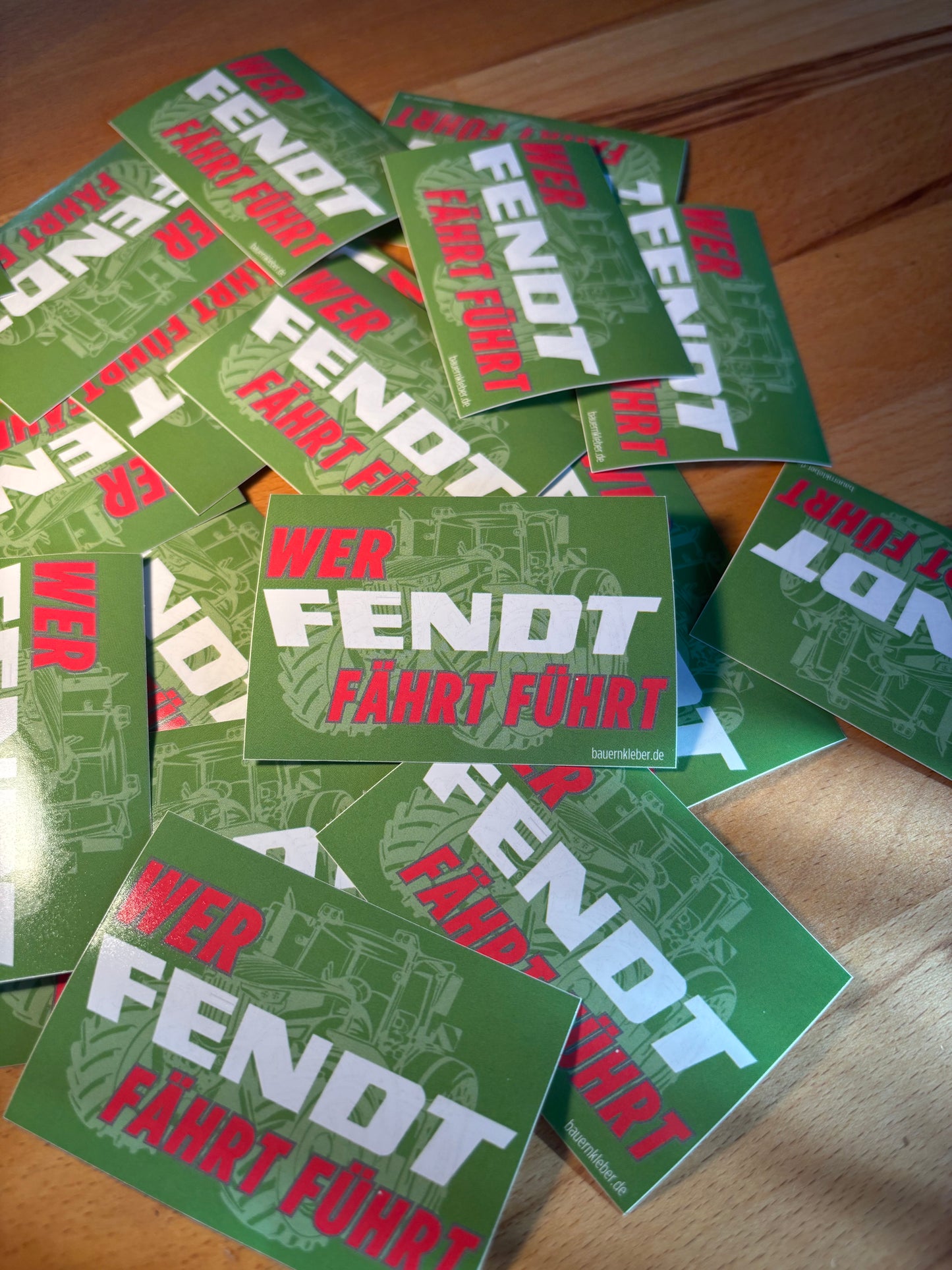 Sticker "Wer Fendt fährt führt"