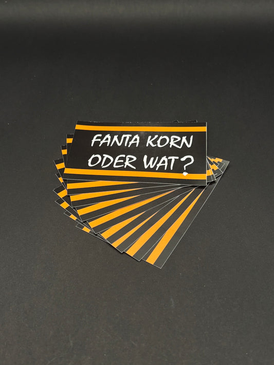 Sticker "Fanta Korn oder Wat ?"