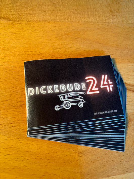 Sticker "Dicke Bude 24"