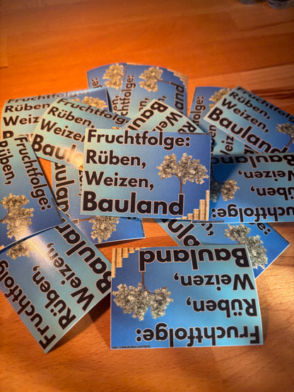 Sticker "Fruchtfolge Bauland"