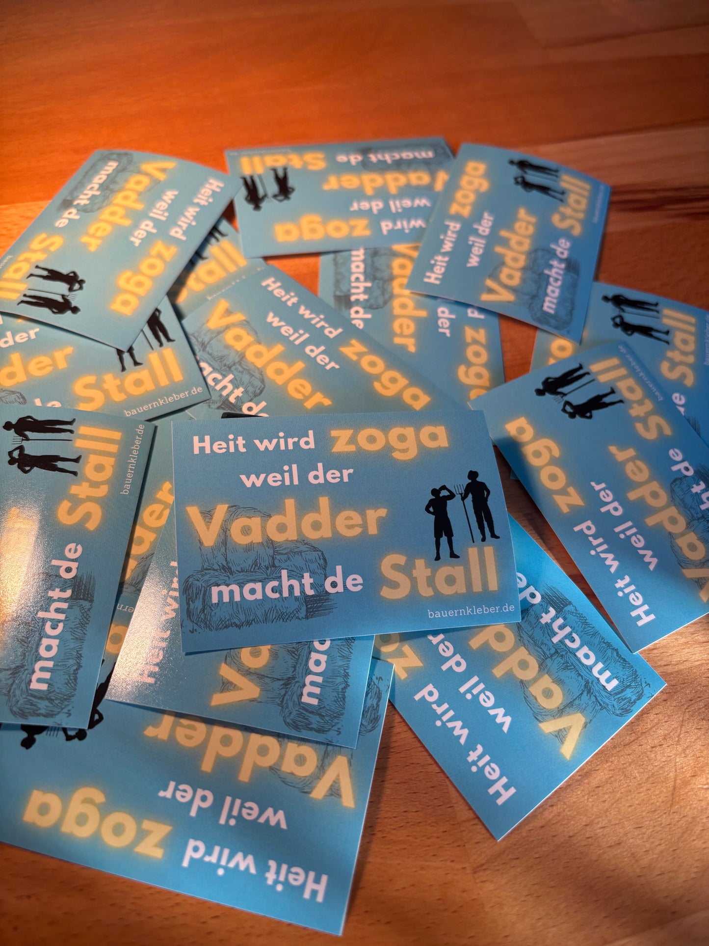 Sticker "Vadder macht de Stall "