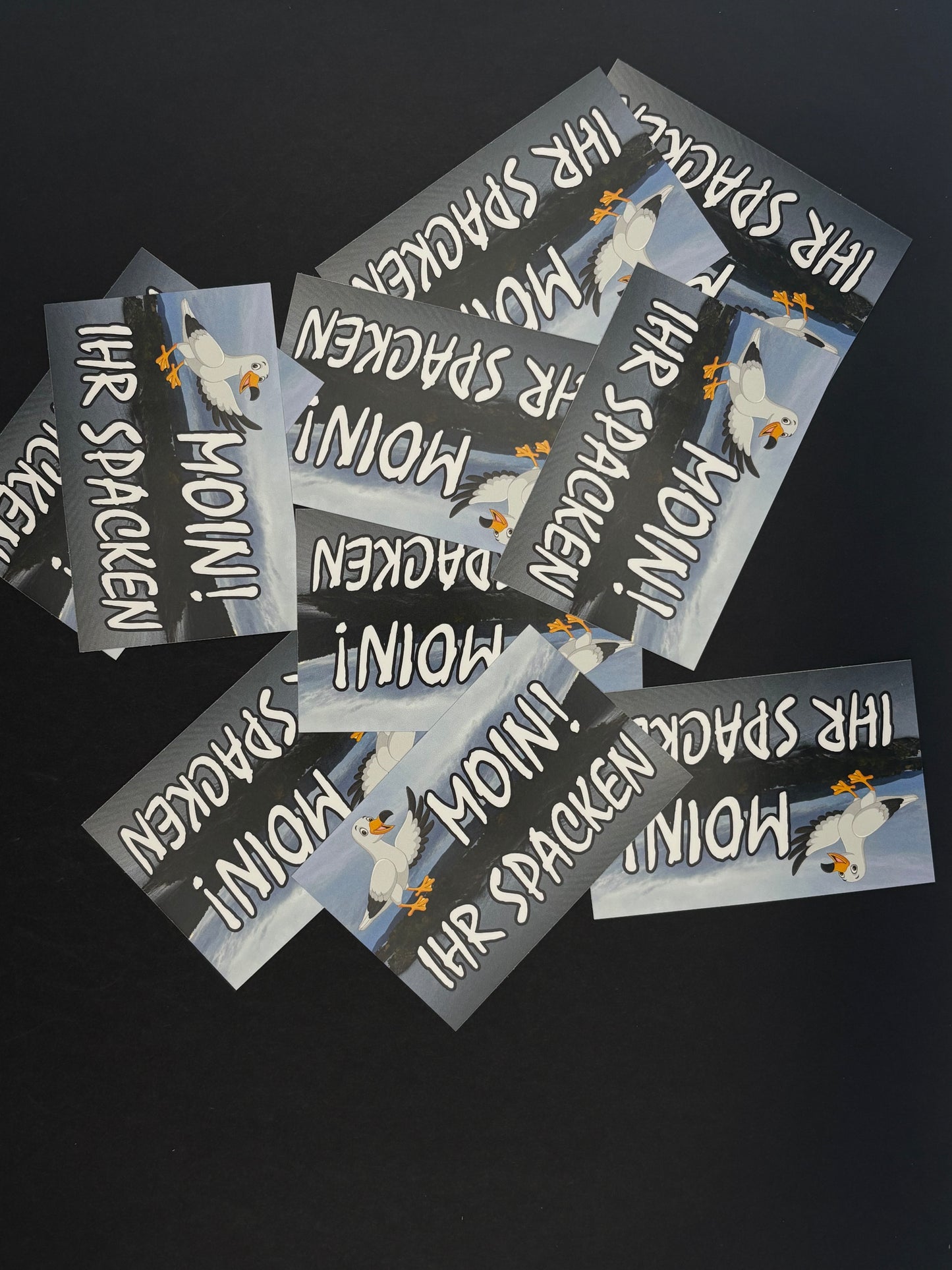 Sticker "Moin! ihr Spacken"