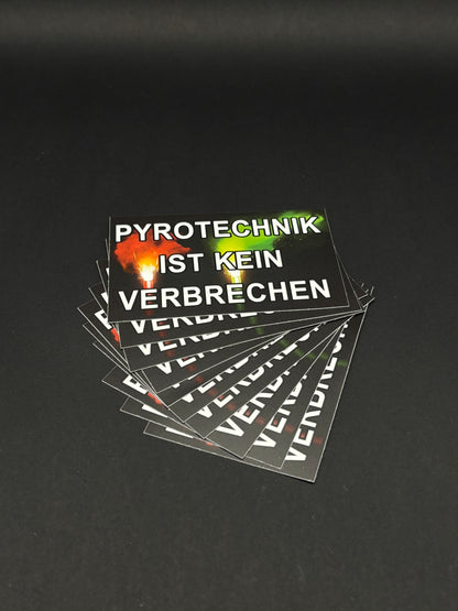 Sticker "Pyrotechnik ist kein"