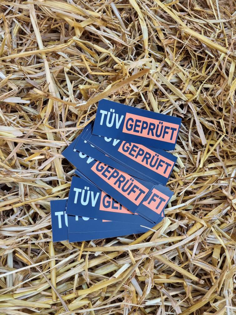 Sticker "Tüv Geprüft"