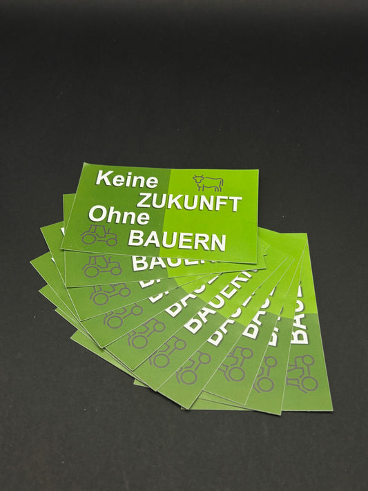 Sticker "Keine Zukunft Ohne Bauern"