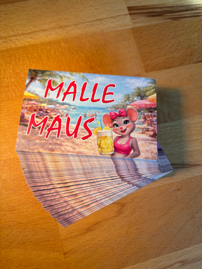 Sticker "Malle Maus"