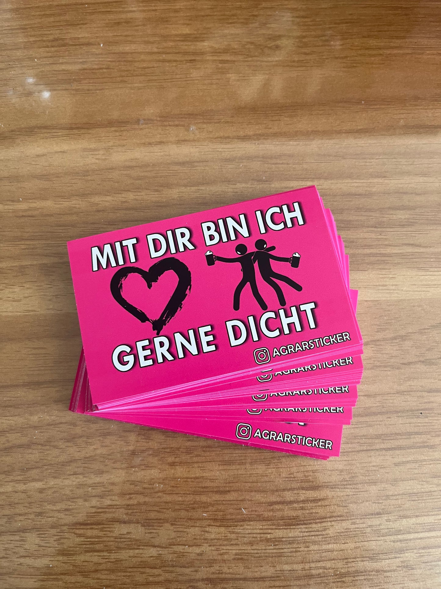 Sticker Instagram "Mit dir bin ich gerne Dicht"