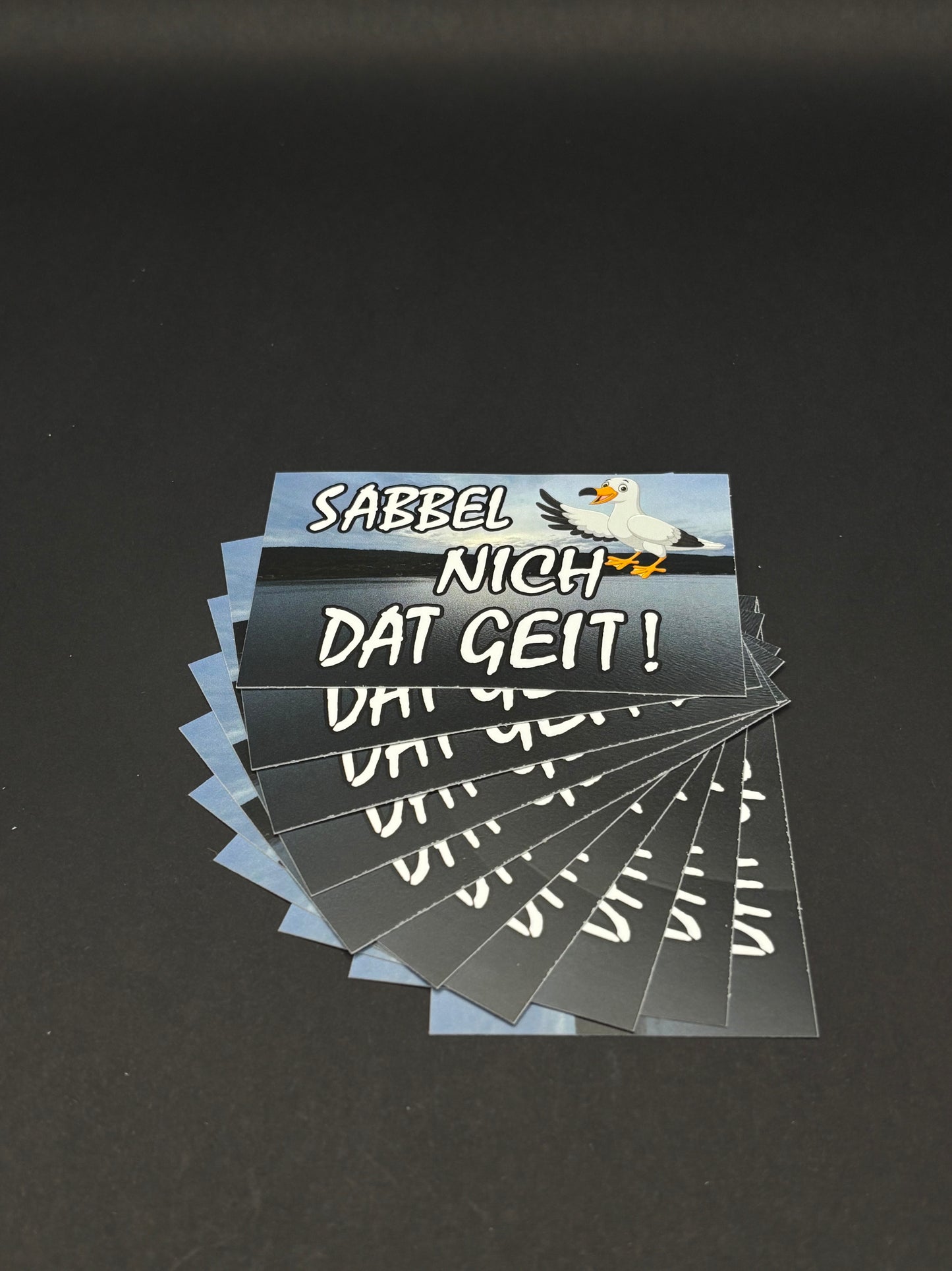 Sticker "Sabbel nich dat Geit"