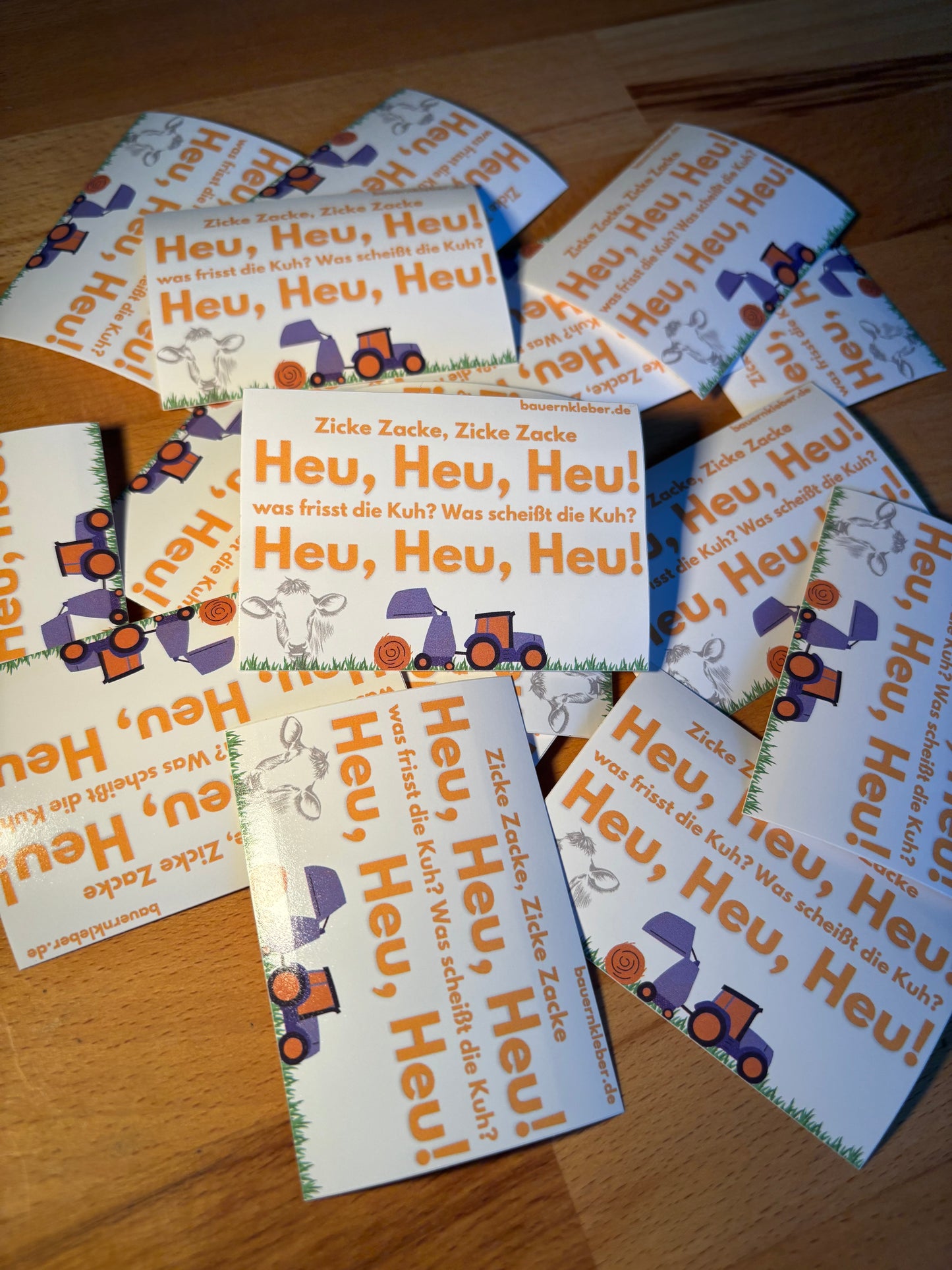 Sticker "Zicke-Zacke-Zicke-Zacke Heu, Heu, Heu"
