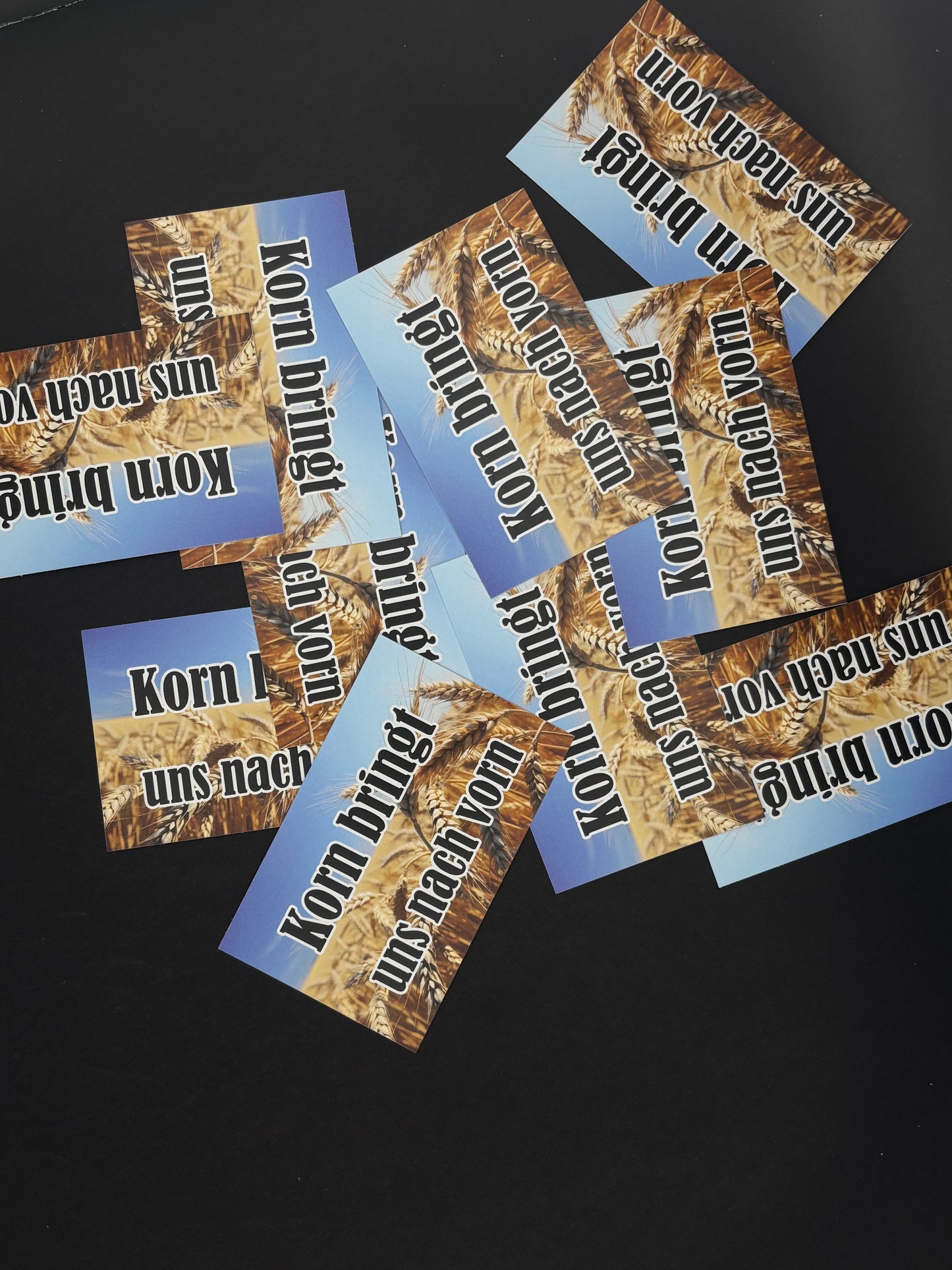 Sticker "Korn bringt uns nach vorn"