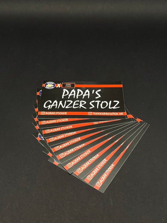 Sticker "Papa's ganzer Stolz"