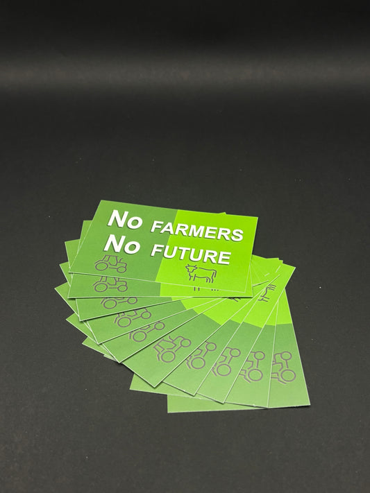 Sticker "No Farmers No Future"