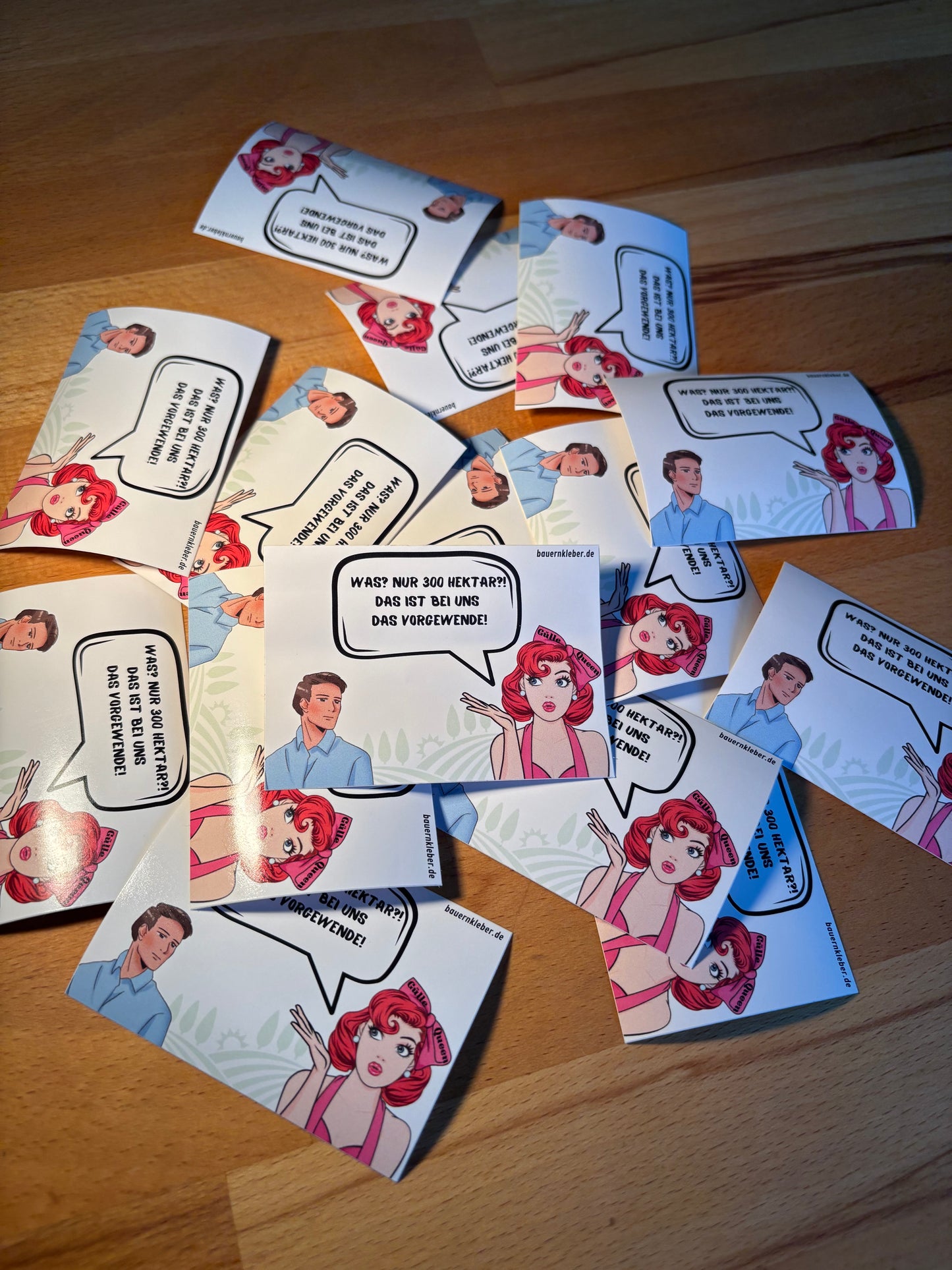 Sticker " Was? Nur 300 Hektar?!"