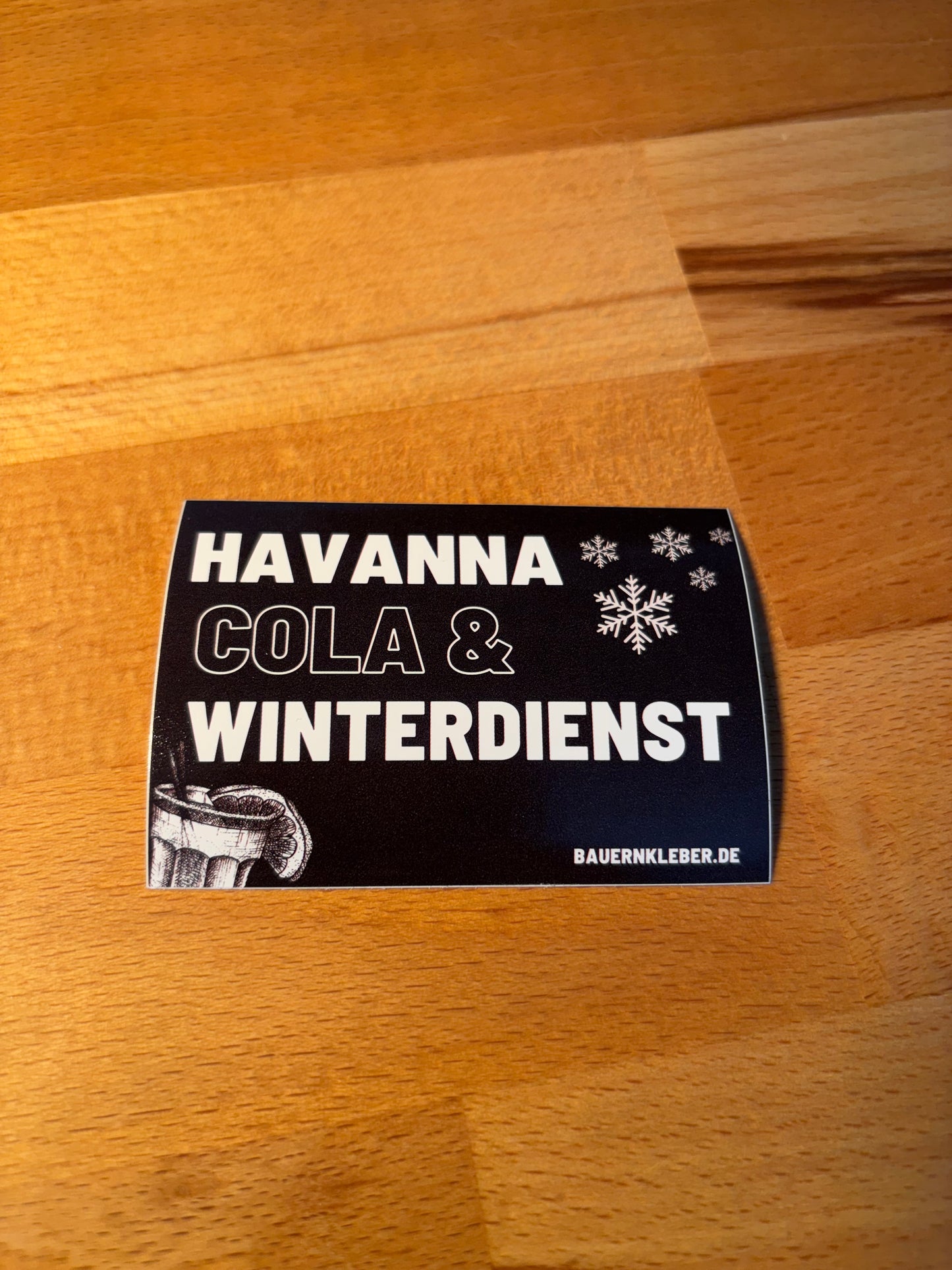 Sticker "Havanna Cola & Winterdienst"