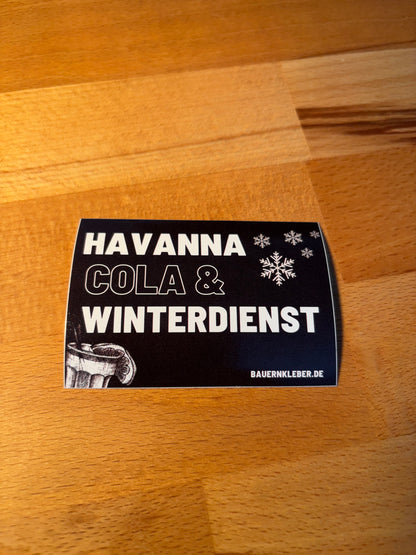Sticker "Havanna Cola & Winterdienst"