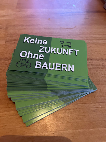 Sticker "Keine Zukunft Ohne Bauern"