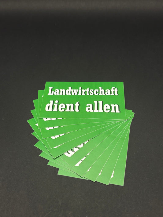 Sticker "Landwirtschaft dient allen"