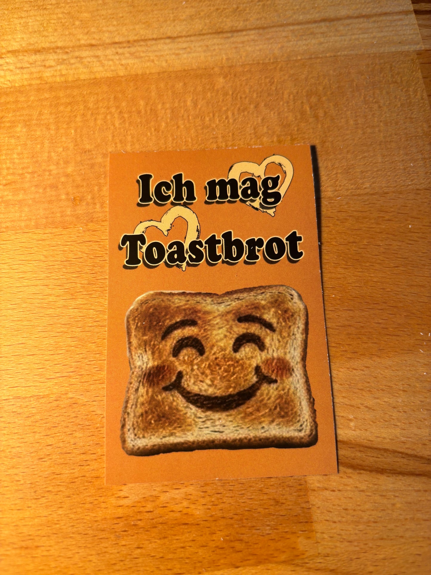 Sticker "Ich mag Toastbrot"