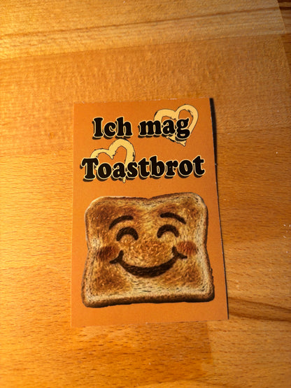 Sticker "Ich mag Toastbrot"