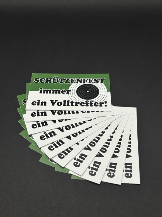 Sticker "Schützenfest Immer ein Volltreffer"