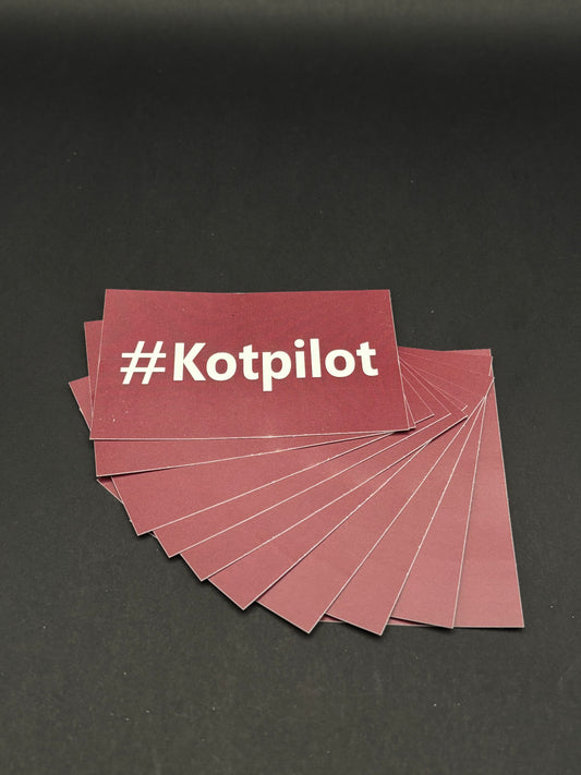 Sticker "#Kotpilot"