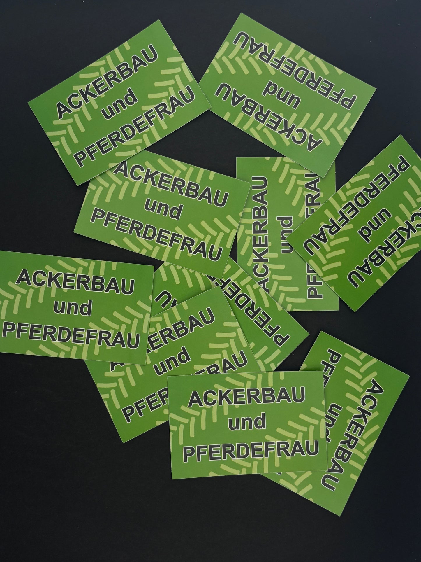 Sticker "Ackerbau und Pferdefrau"