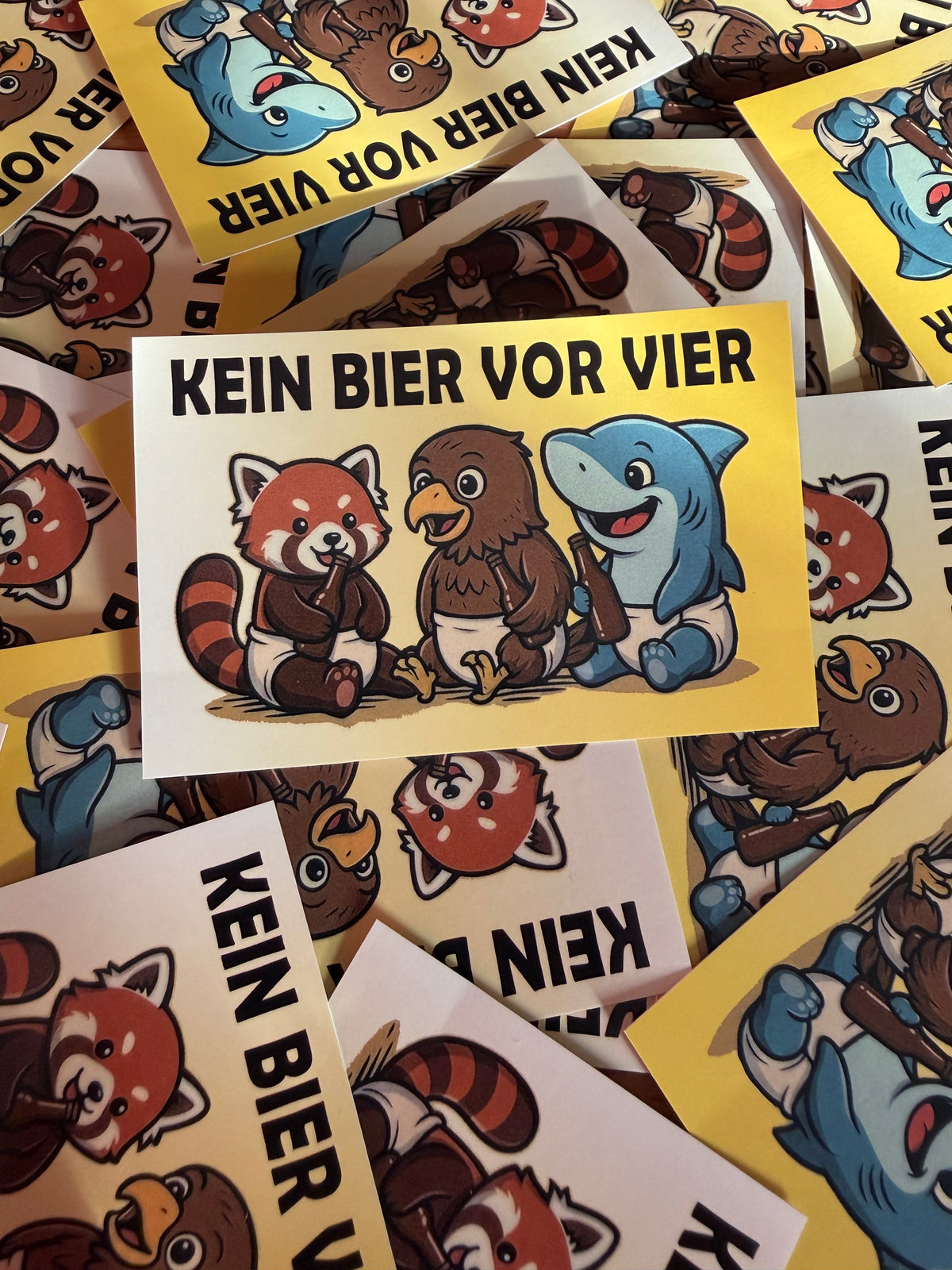 Sticker "KEIN BIER VOR VIER"