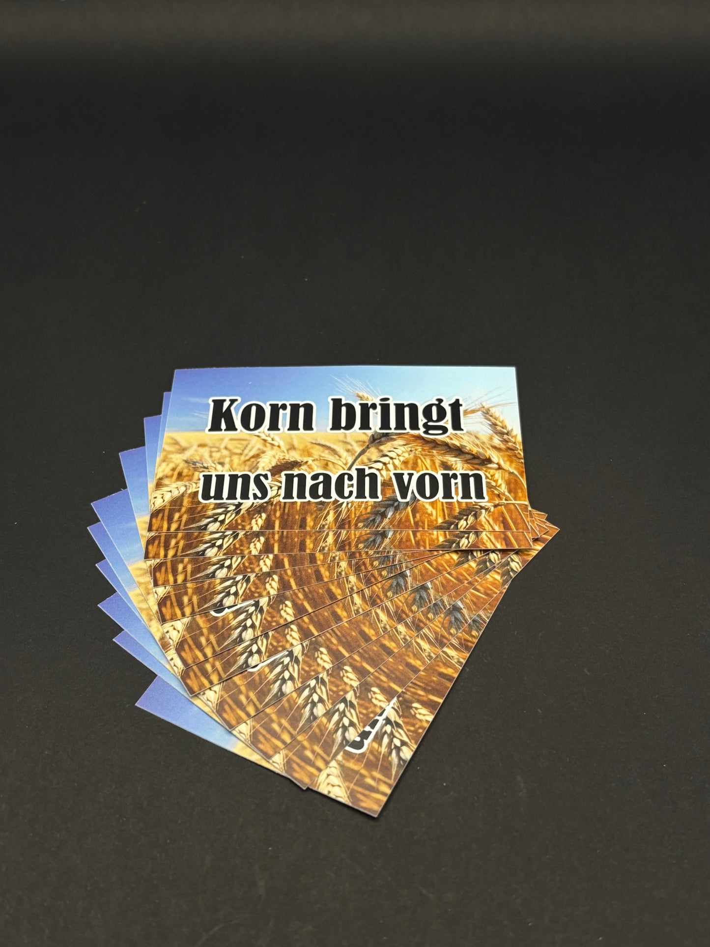 Sticker "Korn bringt uns nach vorn"