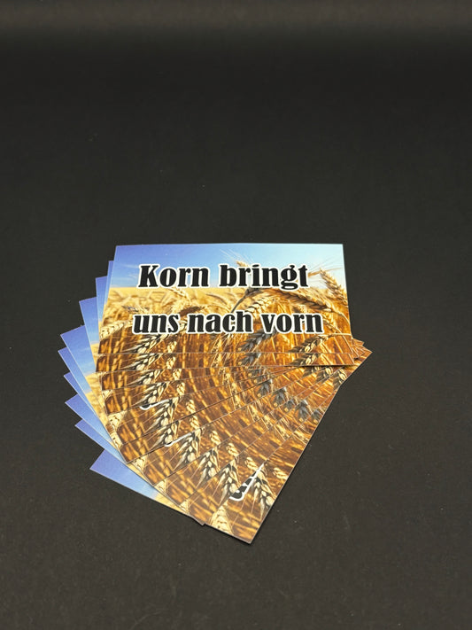 Sticker "Korn bringt uns nach vorn"