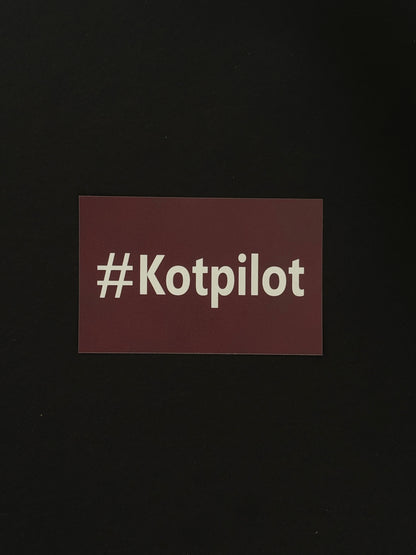 Sticker "#Kotpilot"