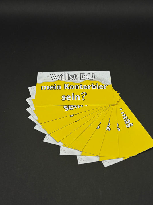 Sticker "Willst du mein Konterbier sein ?"