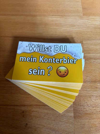 Sticker "Willst du mein Konterbier sein ?"