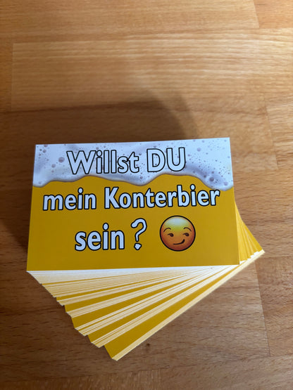 Sticker "Willst du mein Konterbier sein ?"