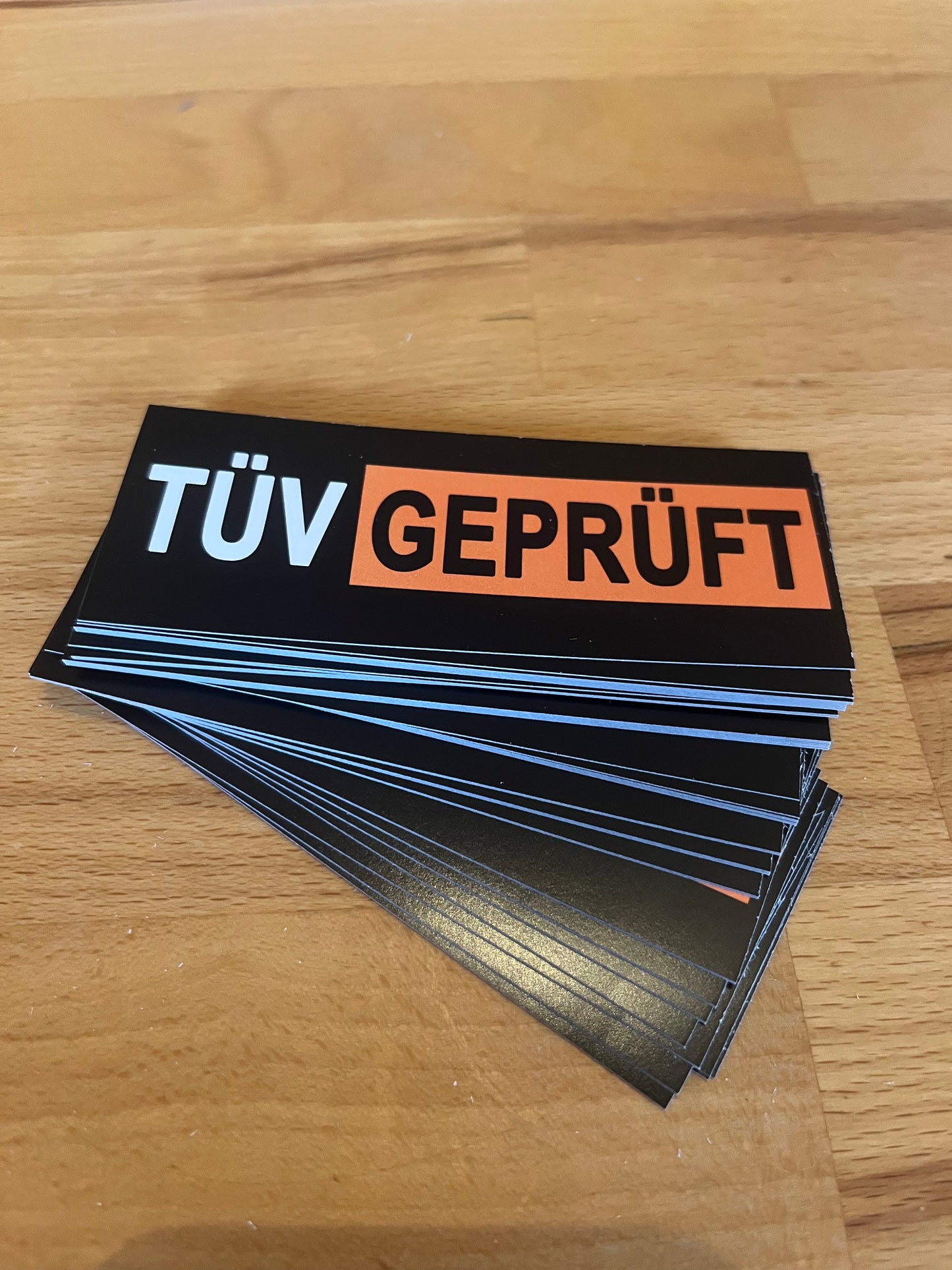 Sticker "Tüv Geprüft"