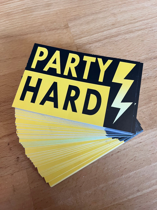 Sticker "Party Hard"