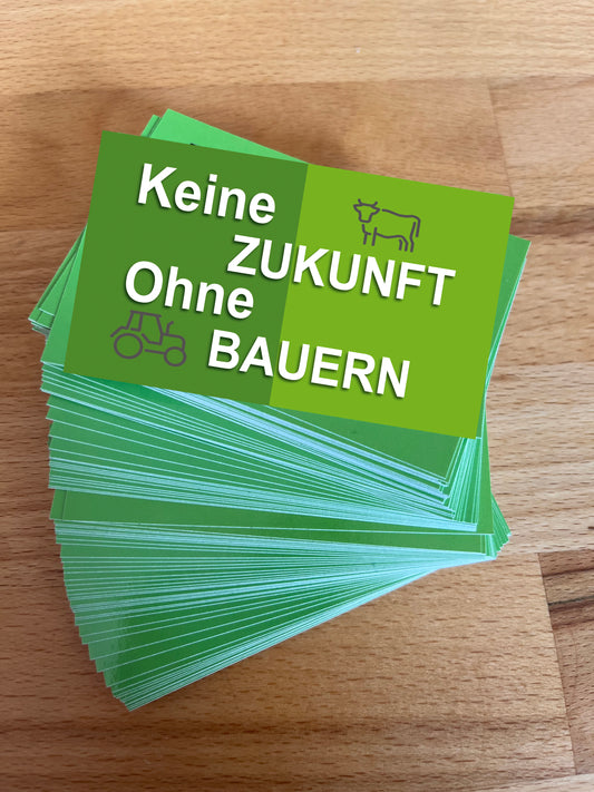 Sticker "Keine Zukunft Ohne Bauern"