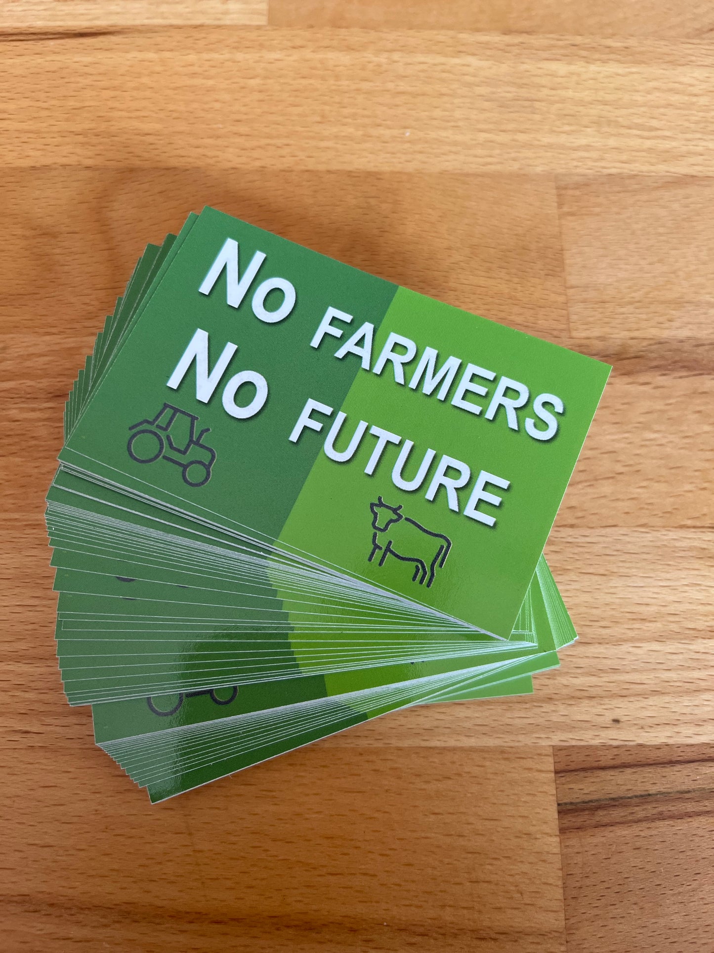 Sticker "No Farmers No Future"