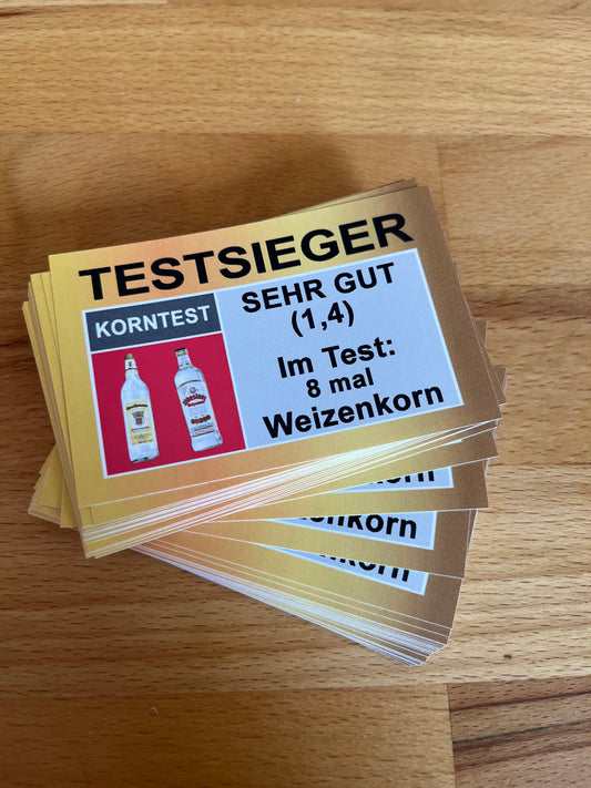 Sticker "Testsieger"